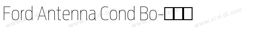 Ford Antenna Cond Bo字体转换